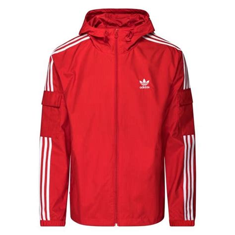 rot weiß schwarze adidas windbreaker|adidas windbreaker jacket.